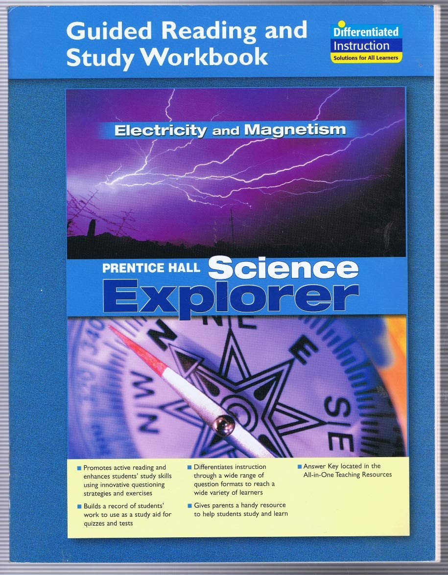 science explorer electricity and magnetism guided reading and study workbook 2005 workbook edition savvas