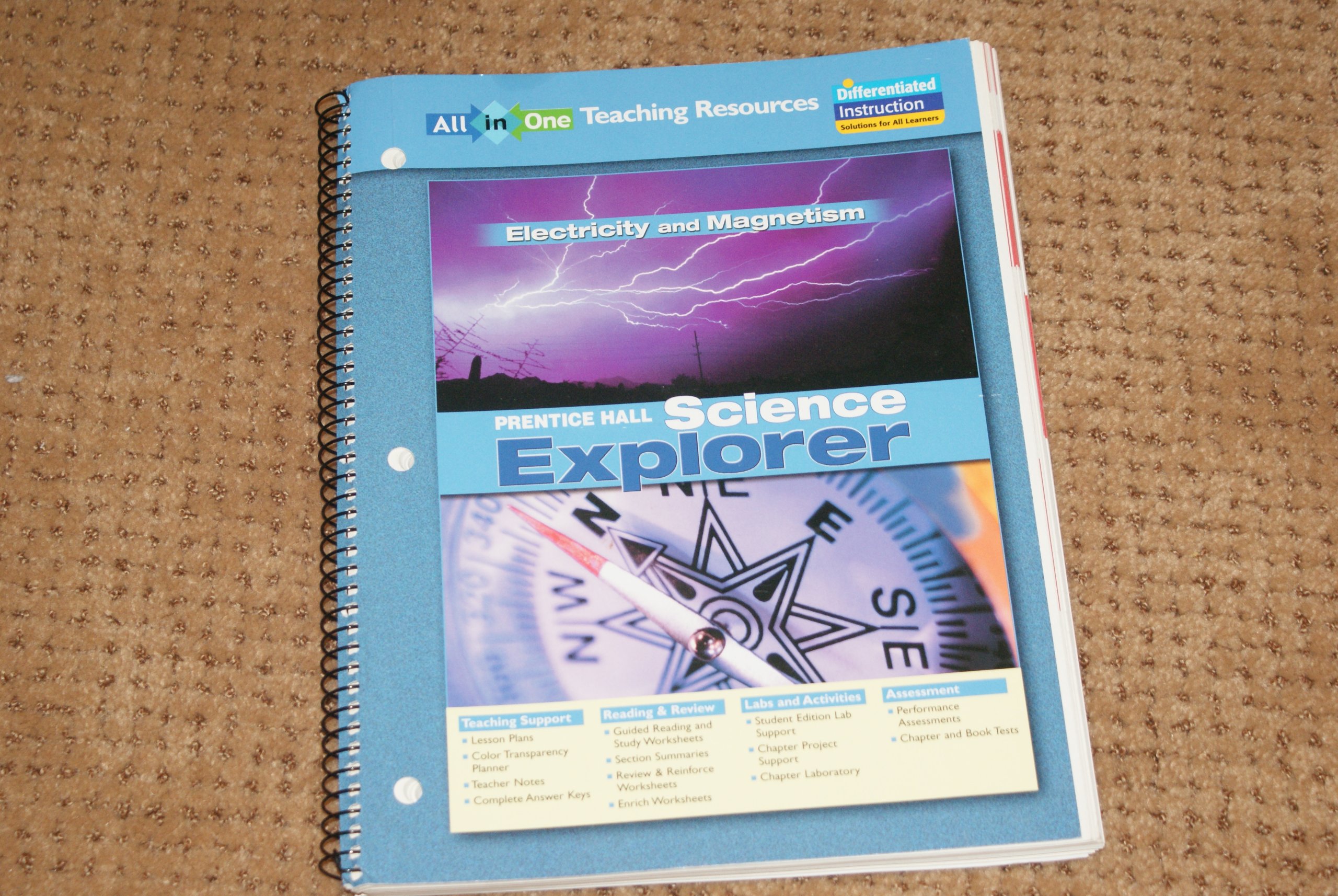 electricity and magnetism all in one teaching resources  pearson education 0131902873, 9780131902879