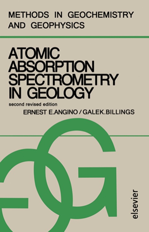 atomic absorption spectrometry in geology 2nd edition angino, ernest e 0444410120, 9780444410122