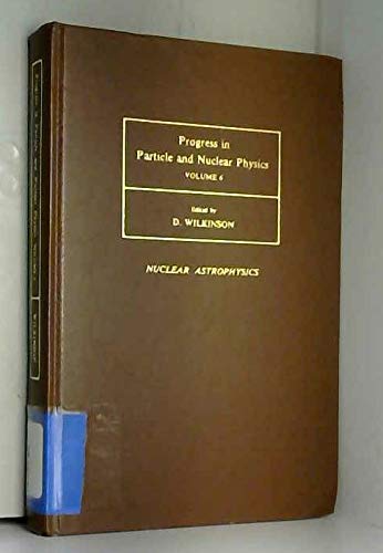 nuclear astrophysics proceedings of the international school of nuclear physics erice 25 march 6 april 1980