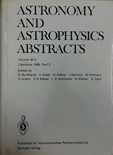 literature 1989 part 2 volumes a and b 1st edition astronomisches rechen institut 354052889x, 9783540528890