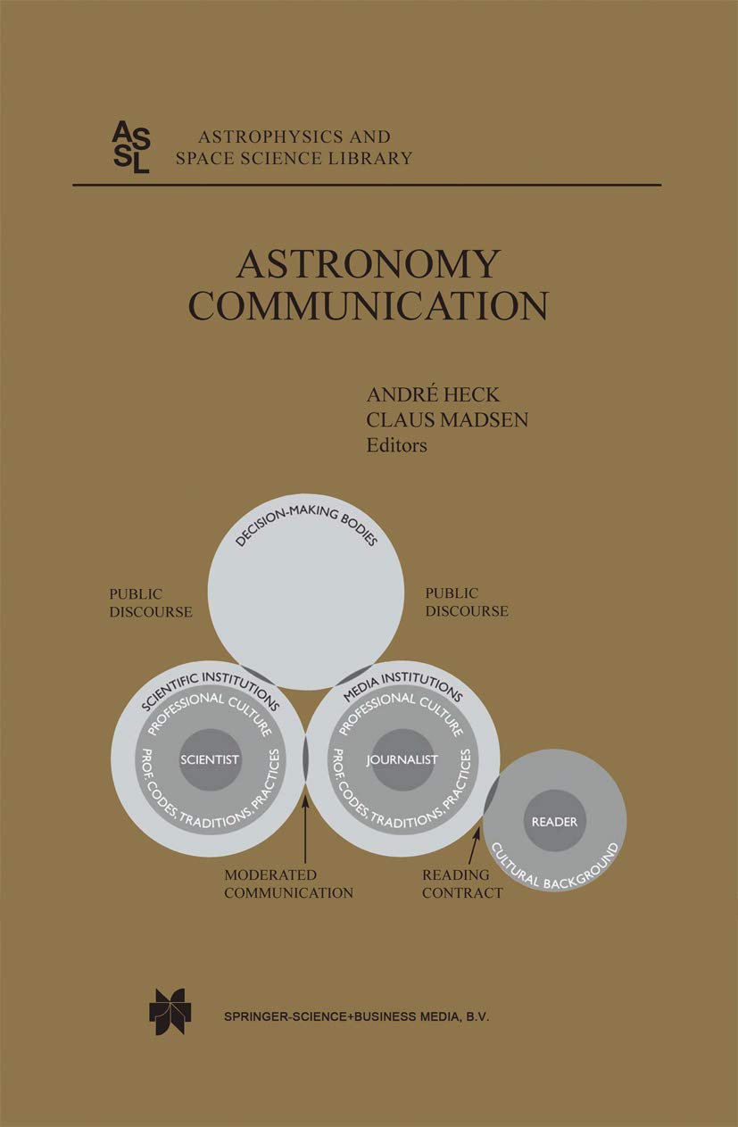 astronomy communication 1st edition andre heck (editor), c. madsen (editor) 9048163072, 9789048163076