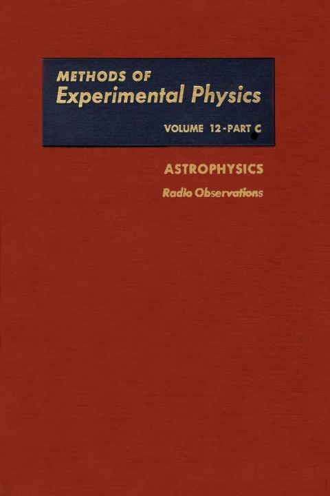 astrophysics radio observations 1st edition marton 012475953x, 9780124759534