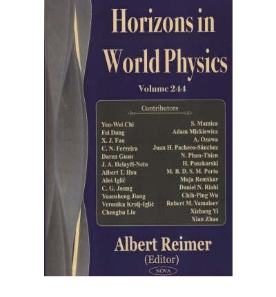 horizons in world physics vol 244  albert reimer 1590339274, 9781590339275