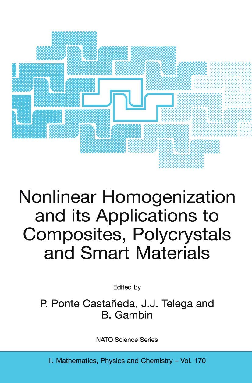 nonlinear homogenization and its applications to composites polycrystals and smart materials proceedings of