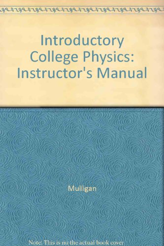 college physics instructor s manual  mulligan 0070440999, 9780070440999