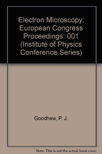 eurem 88 vol 1 tutorials instrumentation and techniques goodhew, p. j. 0854981845, 9780854981847