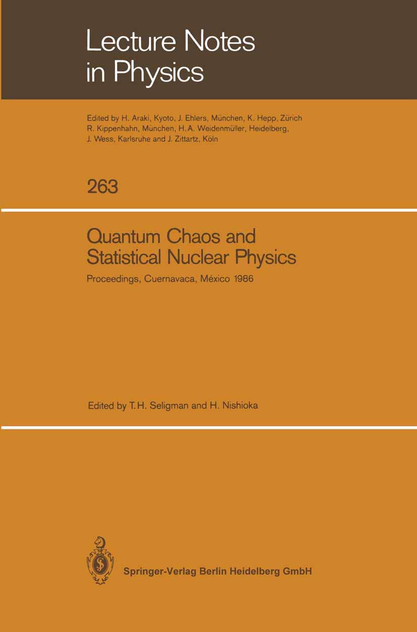 quantum chaos and statistical nuclear physics proceedings of the 2nd international conference on quantum