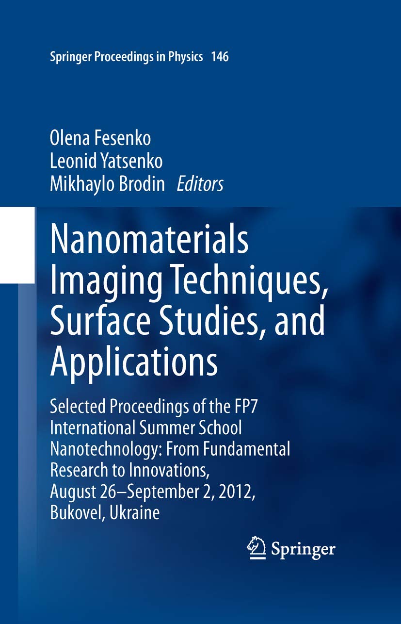nanomaterials imaging techniques surface studies and applications selected proceedings of the fp7