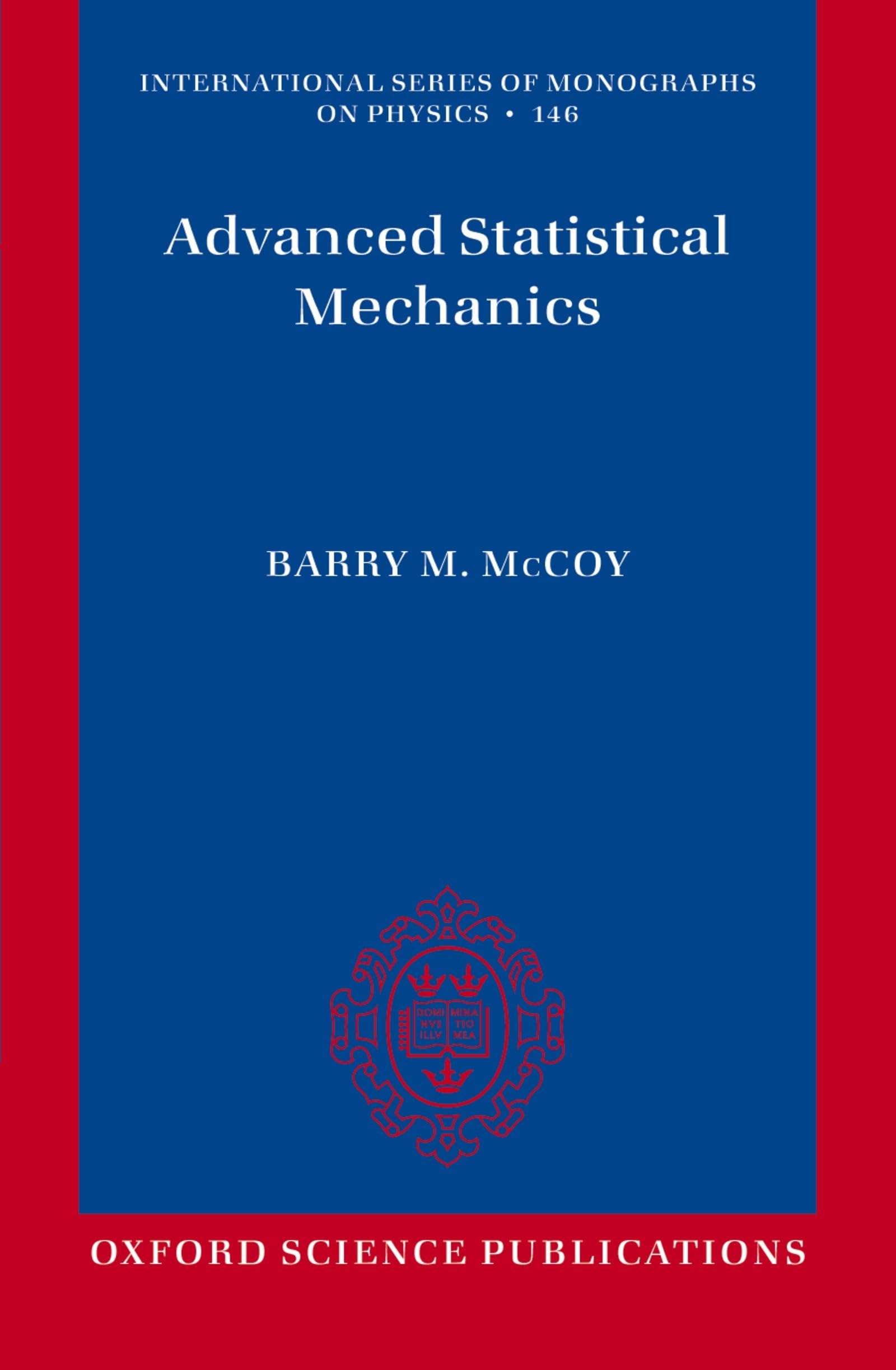 advanced statistical mechanics 1st edition mccoy, barry m 0198744269, 9780198744269