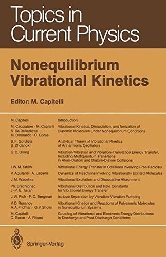 nonequilibrium vibrational kinetics 1st edition mario capitelli 354016250x, 9783540162506