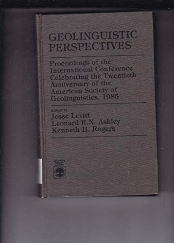 geolinguistic perspectives proceedings of the international conference celebrating the twentieth anniversary