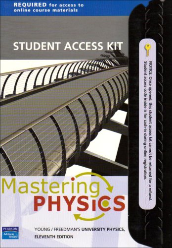 mastering physics student access kit for young and freedman s university physics 11th edition 11th edition