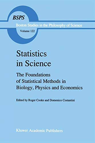 statistics in science the foundations of statistical methods in biology physics and economics 1990 edition