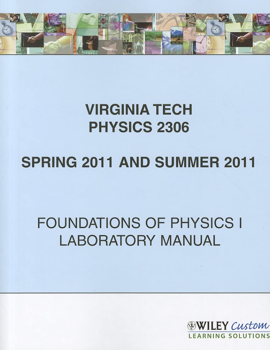 virginia tech physics 2306 4th edition mark pitt 1118044363, 9781118044360