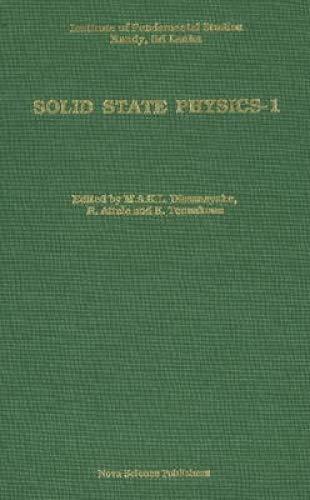 solid state physics 1 uk edition dissanayake, m. a. k. l., attele, r. 0941743667, 9780941743662