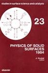 physics of solid surfaces 1984 proceedings of the third symposium on surface physics smolenice castle