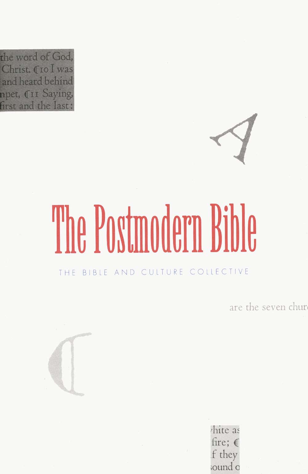 the postmodern bible  bible & culture collective 0300068182, 9780300068184