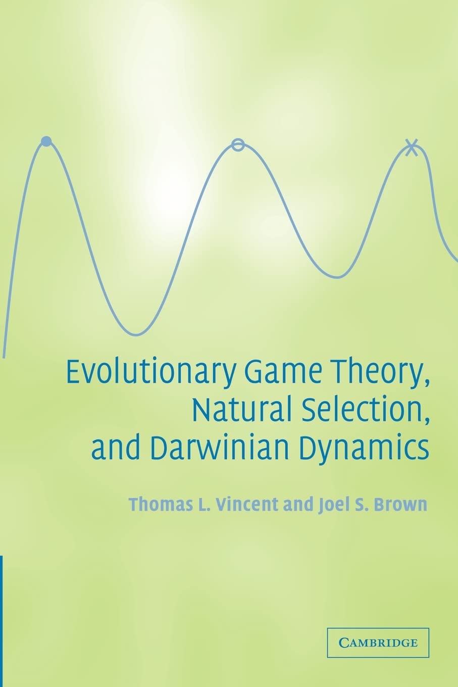 evolutionary game theory natural selection and darwinian dynamics 1st edition vincent, thomas l., brown, joel