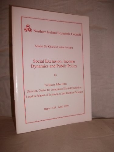 social exclusion income dynamics and public policy  john hills 1897614519, 9781897614518