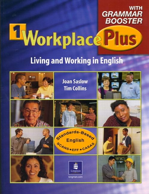 workplace plus 1 with grammar booster set job packs 1st edition joan m. saslow, tim collins 0130983136,