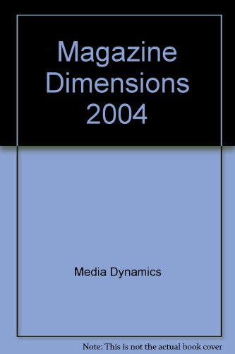 magazine dimensions 2004  media dynamics 1892605171, 9781892605177