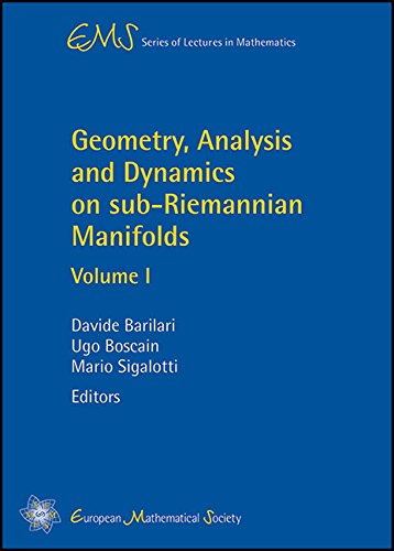 geometry analysis and dynamics on sub riemannian manifolds  davide barilari 3037191627, 9783037191620
