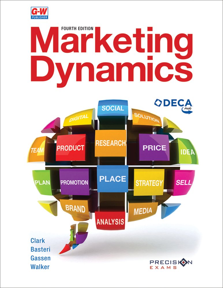 marketing dynamics 4th edition clark, brenda, basteri, cynthia gendall, gassen, chris, walker, michelle