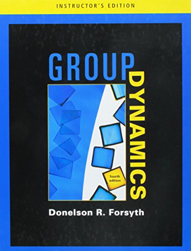 ie group dynamics 4e 4th edition forsyth 0495008133, 9780495008132