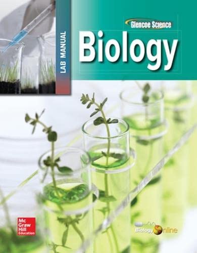 glencoe biology laboratory manual 1st edition mcgraw hill 0078747201, 9780078747205