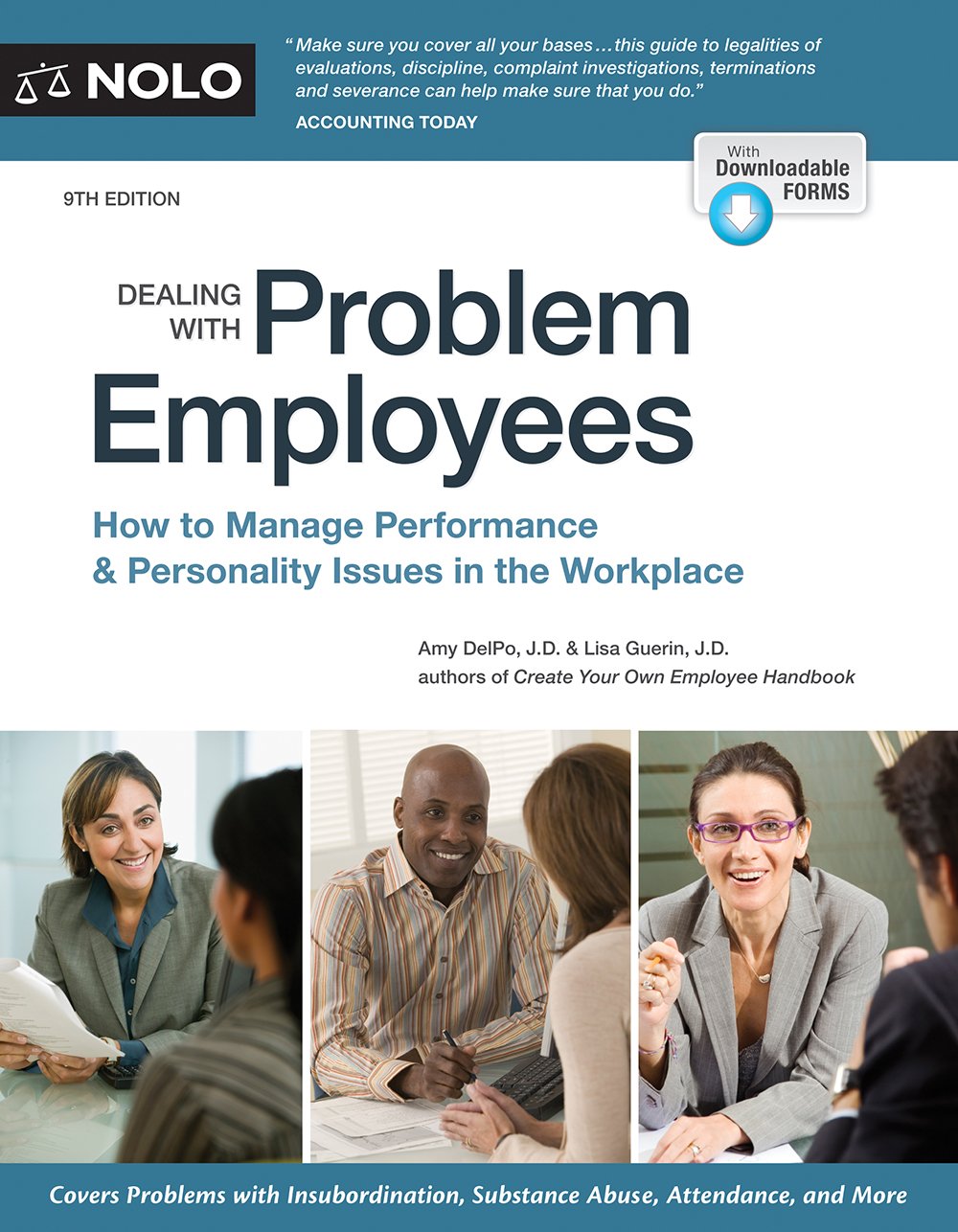 dealing with problem employees how to manage performance and personal issues in the workplace 9th edition