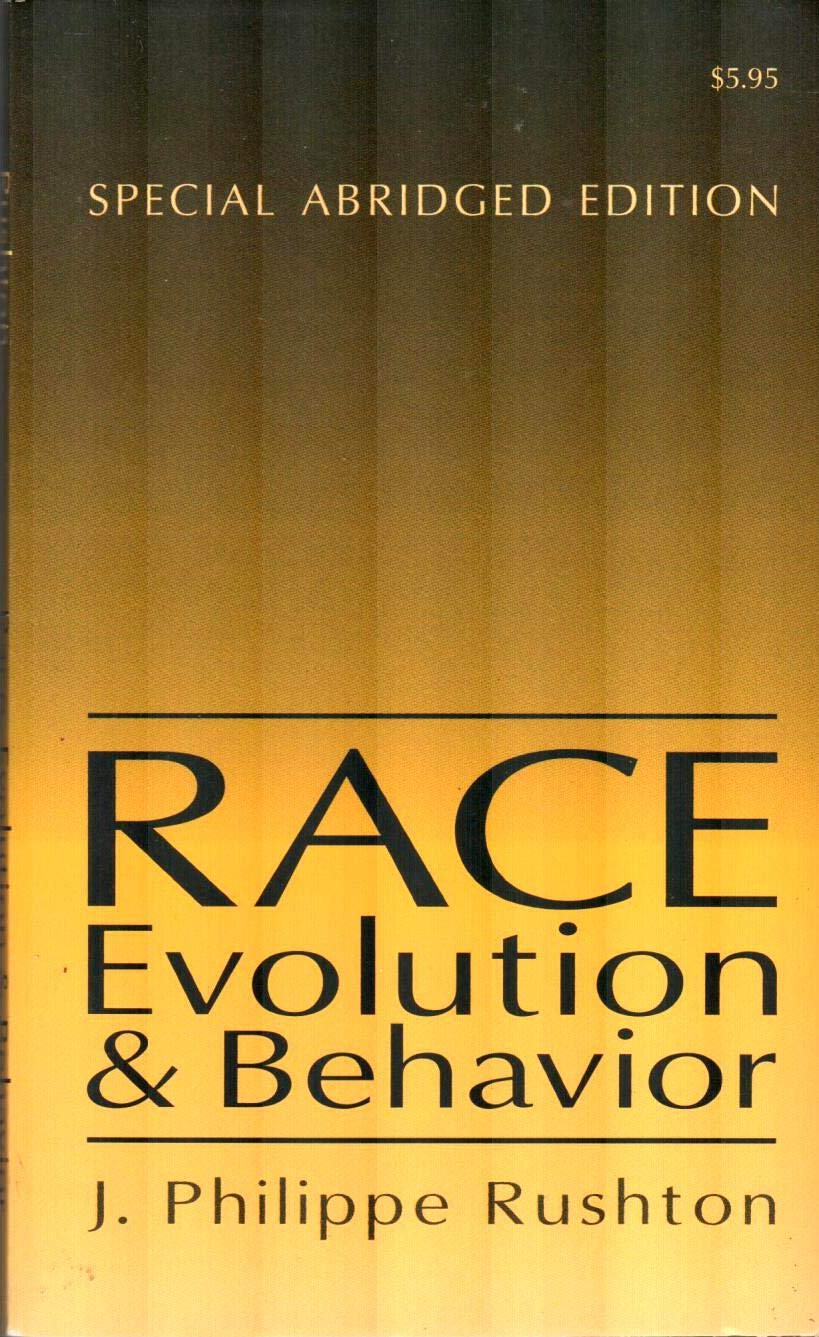 race evolution and behavior  rushton, philippe j 0765806746, 9780765806741