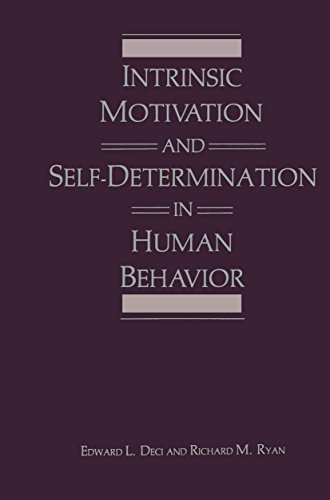 intrinsic motivation and self determination in human behavior  deci, edward l., ryan, richard m. 1489922717,