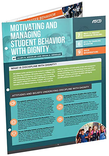 motivating and managing student behavior with dignity  allen n. mendler, brian d. mendler 1416627820,