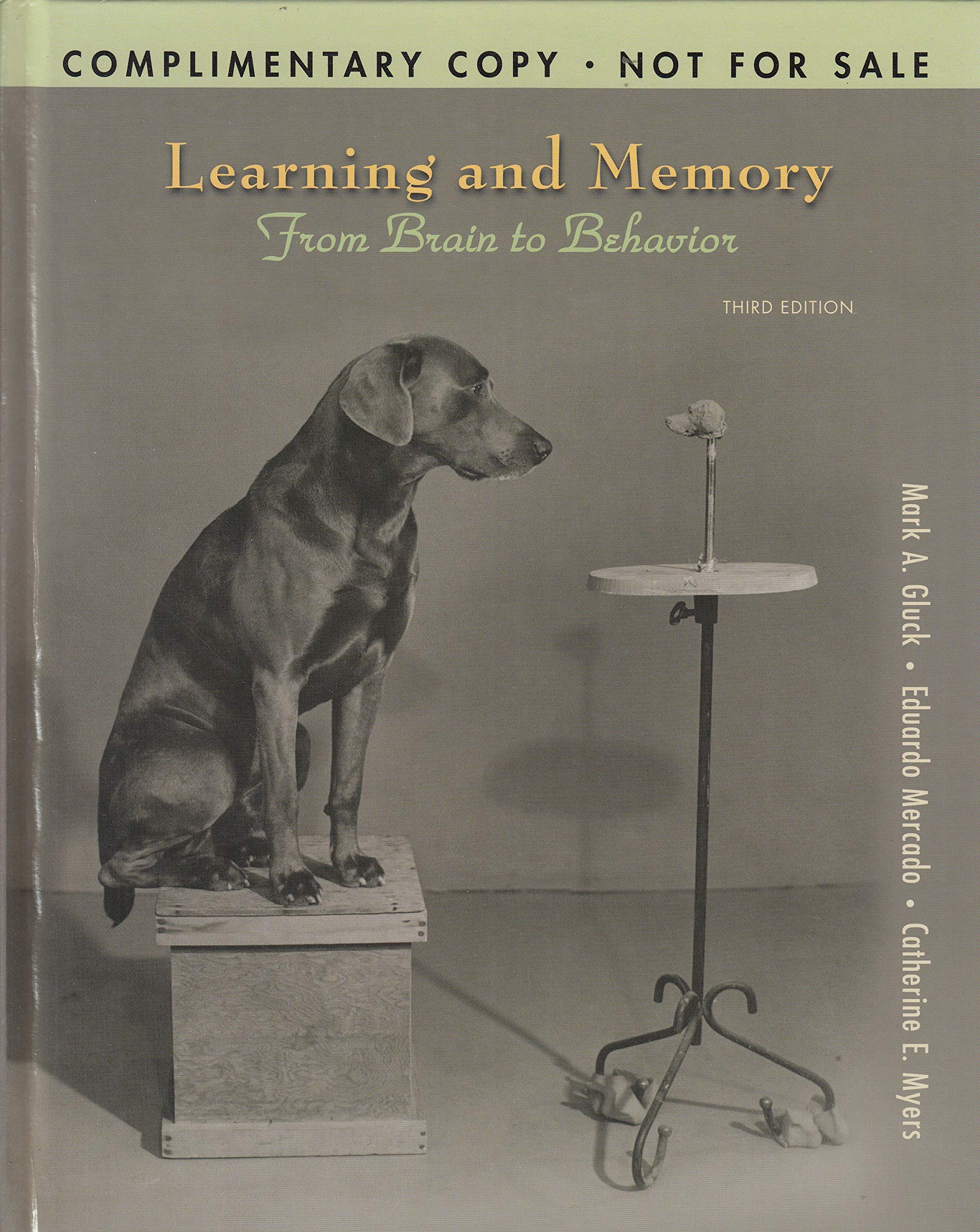 learning and memory from brain to behavior desk copy mark a. gluck 1319036643, 9781319036645