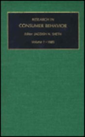 research in consumer behavior a research annual 001 hirschman 0892325534, 9780892325535