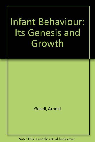 infant behavior its genesis and growth 1st edition gesell, arnold lucius 0837127041, 9780837127040