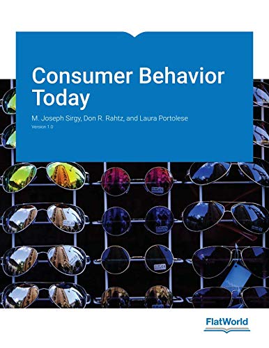 consumer behavior today version 1 0  m. joseph sirgy, don r. rahtz, laura portolese 1453363130, 9781453363133