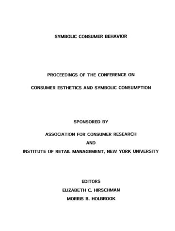 symbolic consumer behavior  elizabeth c. hirschman 0915552167, 9780915552160