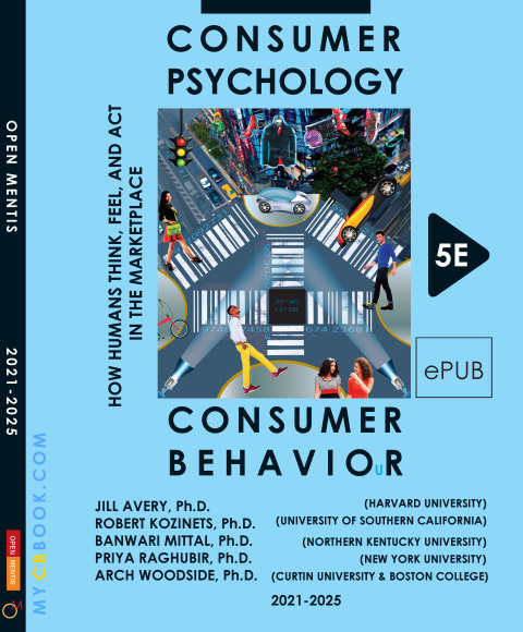 cb5e consumer psychology/consumer behavior/behaviour how humans think feel and act in the marketplace 5th