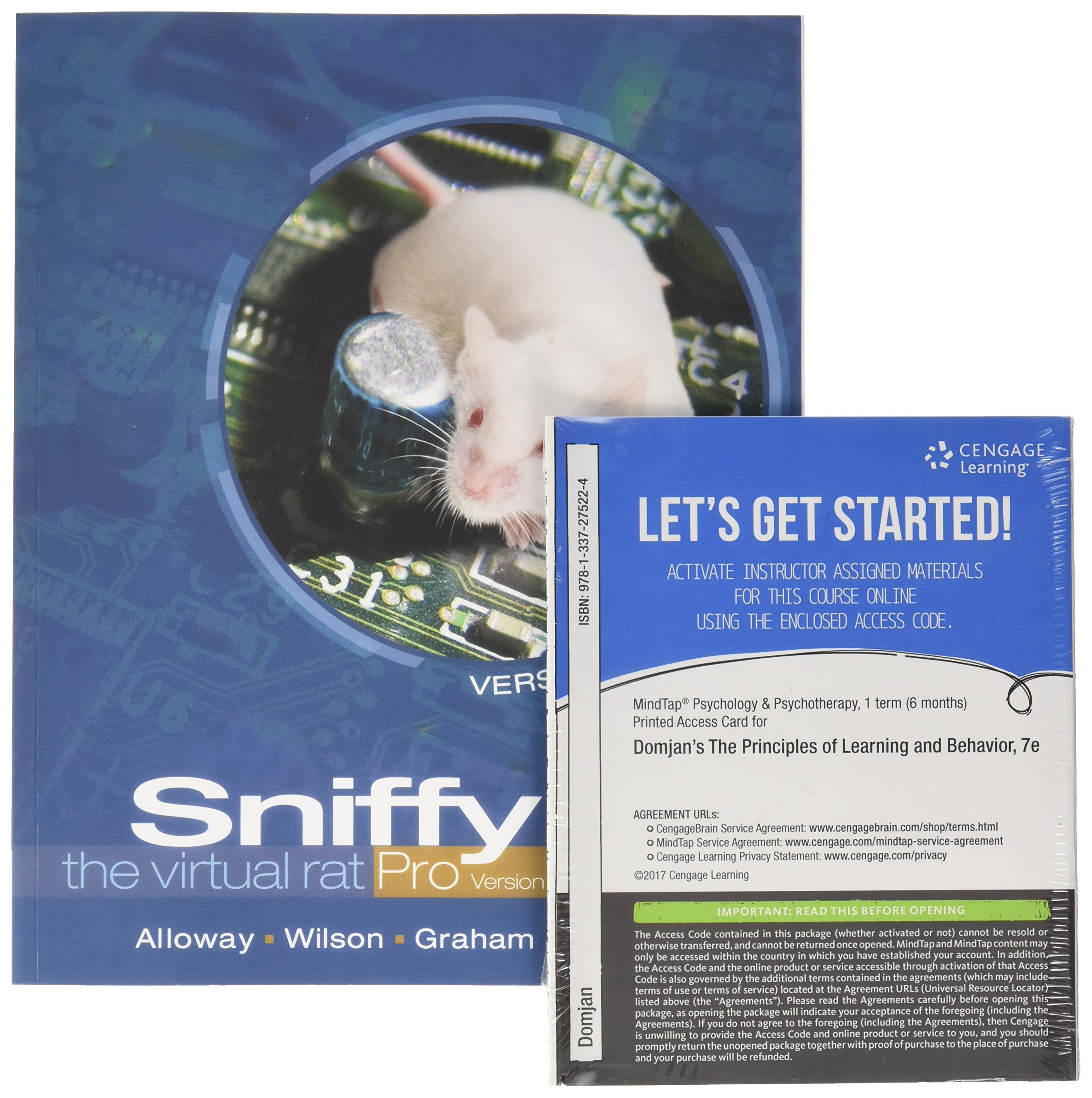 bundle the principles of learning and behavior loose leaf version 7th + sniffy the virtual rat pro version 3