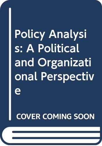 policy analysis a political and organizational perspective  w. i. jenkins 0312619987, 9780312619985