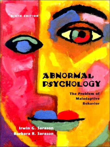 abnormal psychology the problem of maladaptive behavior 9th edition nevid, jeffrey s. 0130849537,