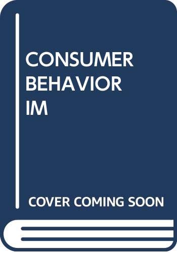 consumer behavior im 9th edition roger d. blackwell, paul w. miniard, james f. engel 0030265762, 9780030265761