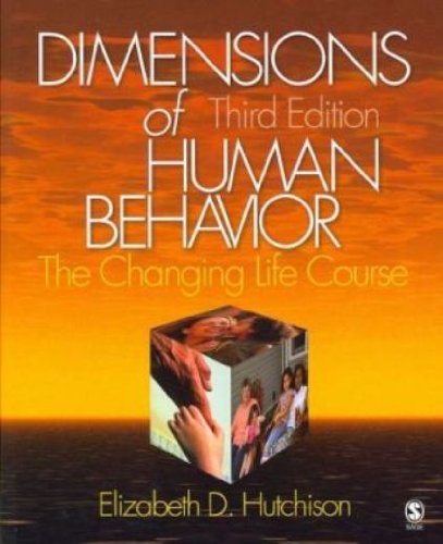 dimensions of human behavior bundle 3rd edition hutchison, elizabeth d. 1412941288, 9781412941280