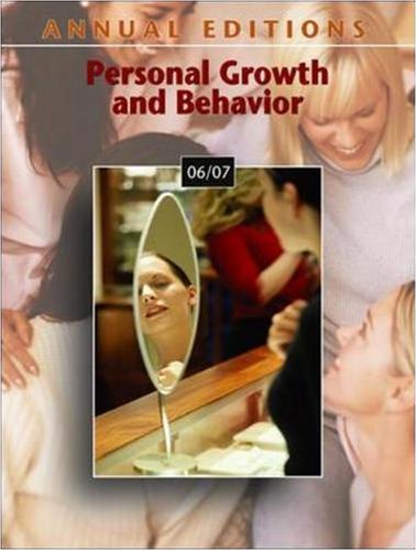 annual editions personal growth and behavior 06/07 25th edition duffy, karen g 007354583x,