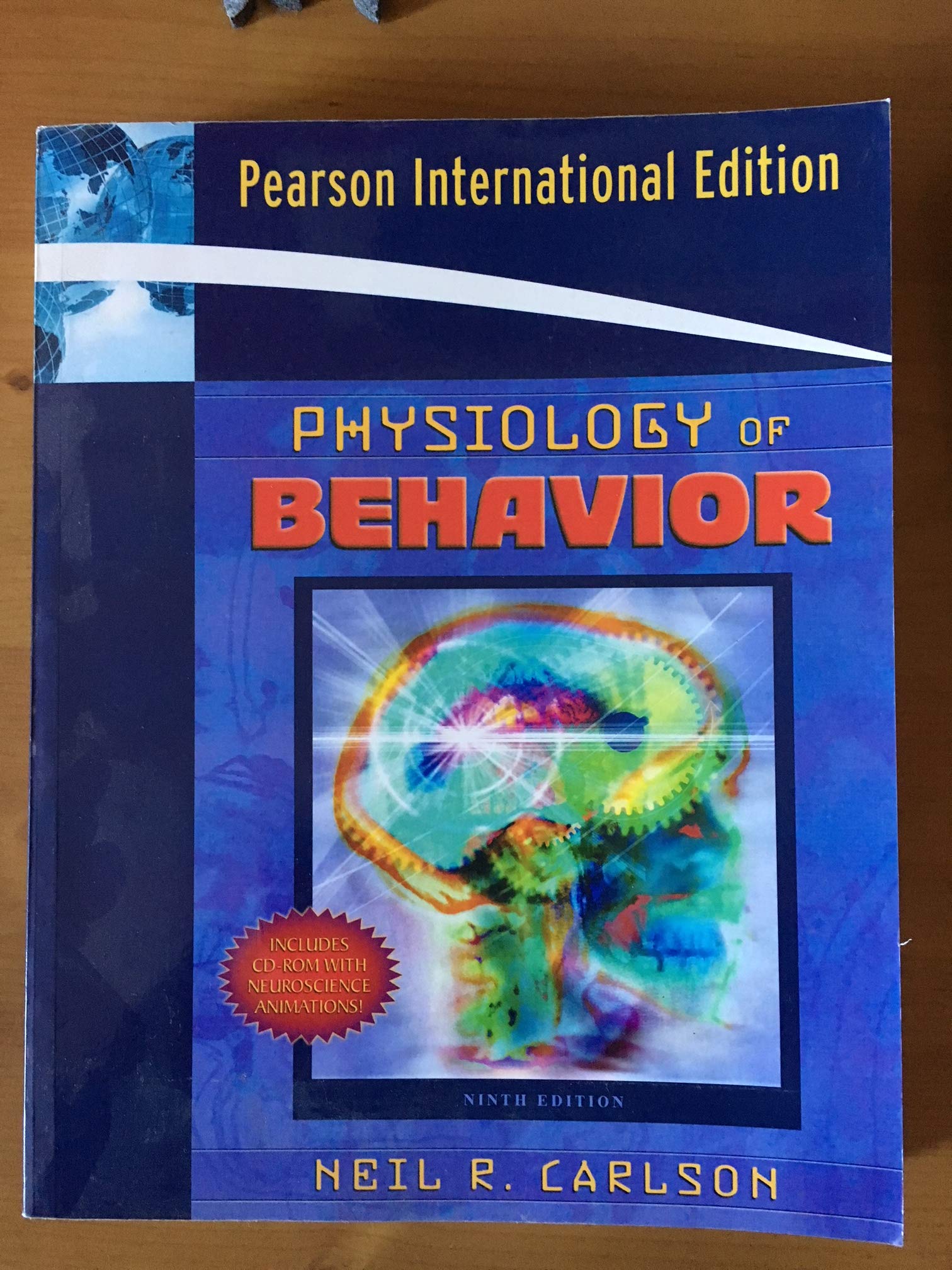 physiology of behavior 9th ed  carlson, neil r. 020549692x, 9780205496921