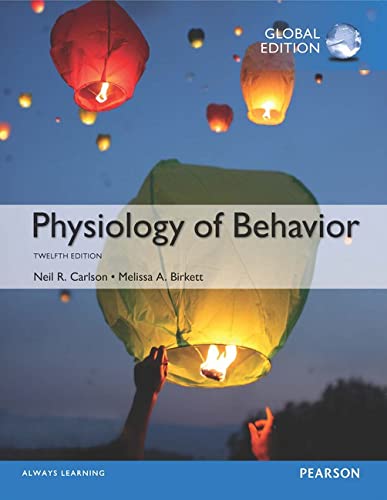 physiology of behavior global edition 12th edition neil carlson 1292158107, 9781292158105