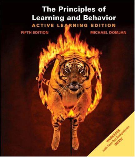 the principles of learning and behavior active learning edition 5th edition domjan, michael p. 0534605907,