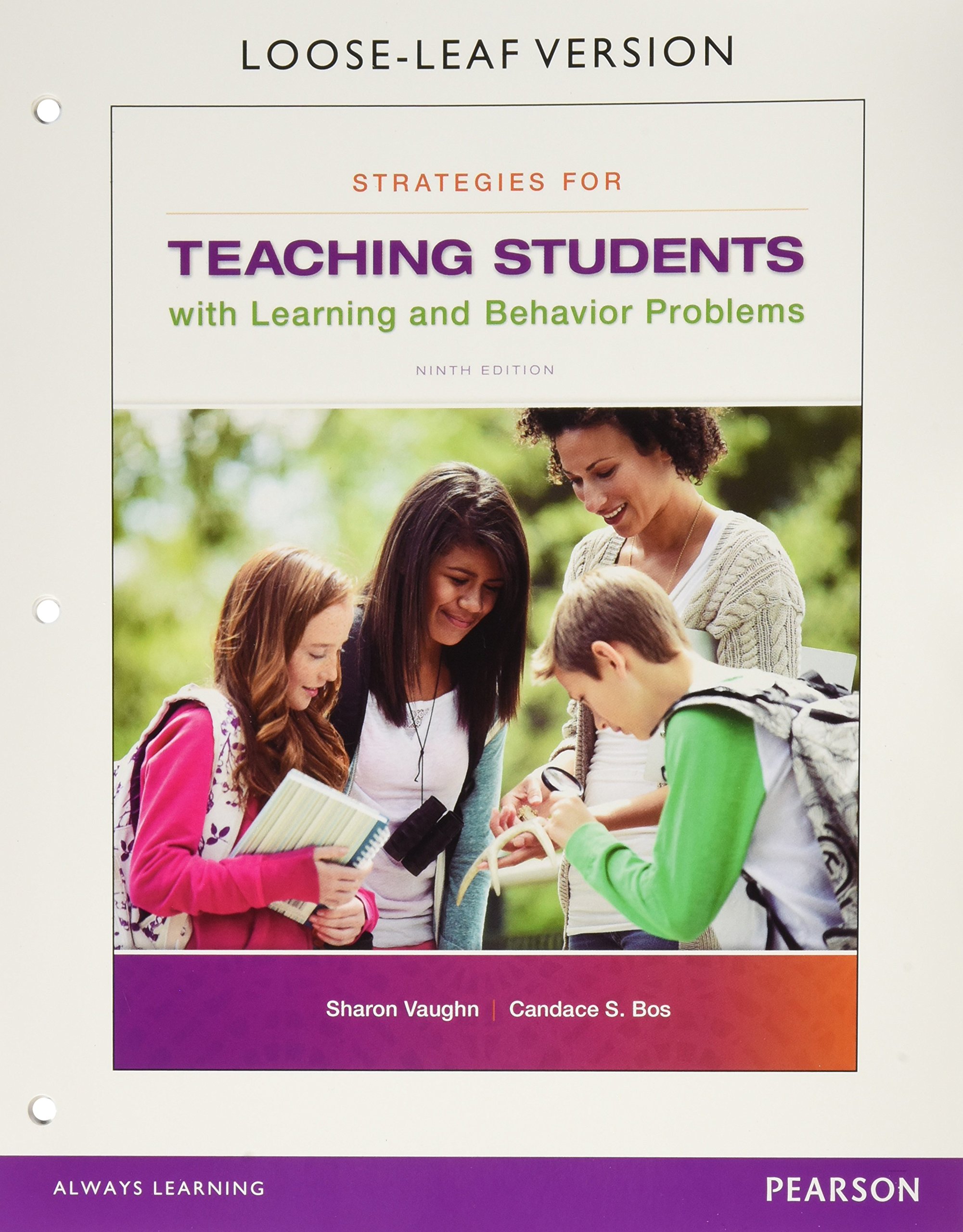 strategies for teaching students with learning and behavior problems loose leaf version 9th edition vaughn,